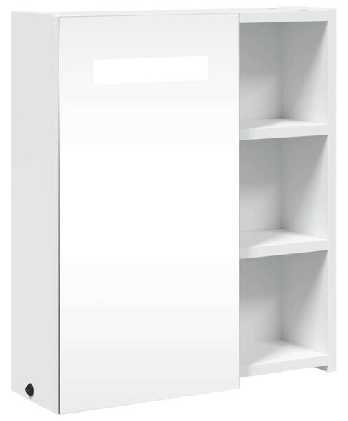 VidaXL Fürdőszobaszekrény LED-del - Tükör - 45x13x52 cm