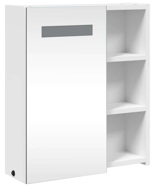 VidaXL Fürdőszobaszekrény LED-del - Tükör - 45x13x52 cm