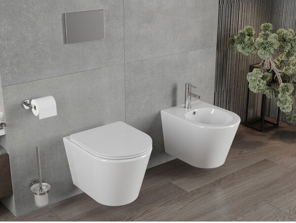 Mexen Rico Rimless WC csésze, fehér fény - 3372XX00