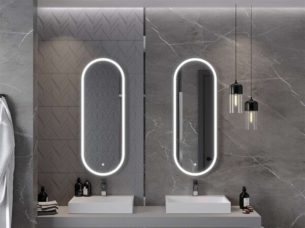 Mexen Bono LED Tükör - Ovális - 55x155 cm