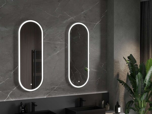 Mexen Bono LED Tükör - Ovális - 55x155 cm