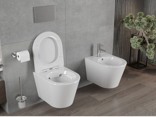Mexen Rico Rimless WC csésze, fehér fény - 3372XX00