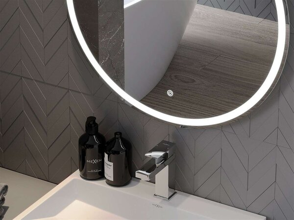 Mexen Gobi LED Tükör - 60 cm, Páramentesítővel