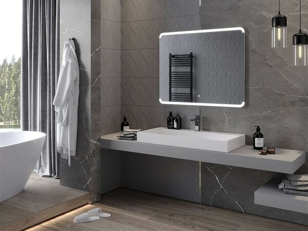 Mexen Nida LED Tükör - 100x80 cm, Páramentesítővel