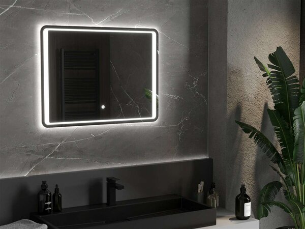 Mexen Zusa LED Tükör - 80x60 cm, Páramentesítővel