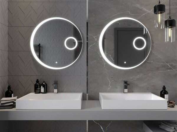 Mexen Ella LED Tükör - 70 cm, Kerek