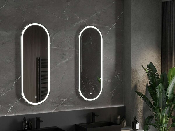 Mexen Bono LED Tükör - Ovális - 45x120cm