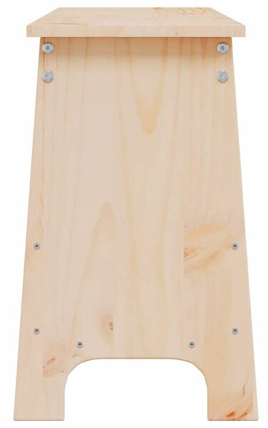 Fenyőfa Előszoba Pad - 160x28x45 cm - Tárolóval