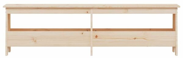 Fenyőfa Előszoba Pad - 160x28x45 cm - Tárolóval