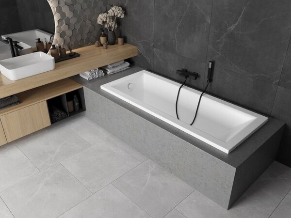 Mexen Cubik téglalap alakú kád 120 x 70 cm, fehér - 55031207000