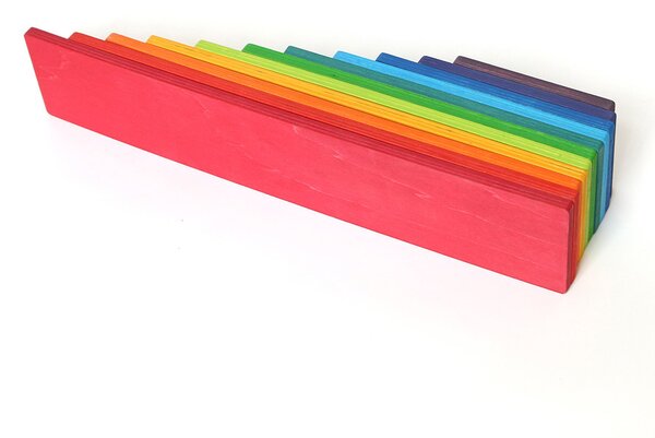 Montessori szivárvány építő fajáték