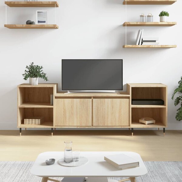 Fa TV Szekrény Sonoma Tölgy - 160x35x55 cm