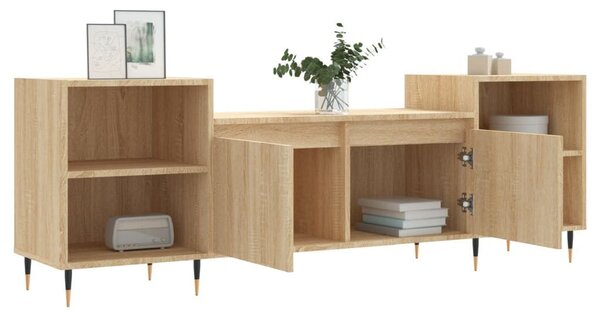 Fa TV Szekrény Sonoma Tölgy - 160x35x55 cm