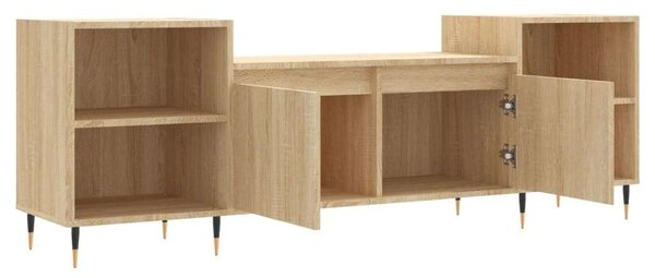 Fa TV Szekrény Sonoma Tölgy - 160x35x55 cm