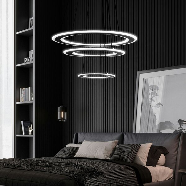 Toolight Toollight, LED mennyezeti lámpa 46cm, G040-3CP, fekete, OSW-06307