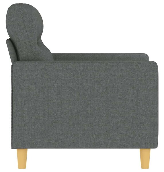 Modern Fotel - Sötétszürke Szövet - 60 cm