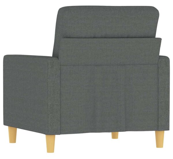 Modern Fotel - Sötétszürke Szövet - 60 cm