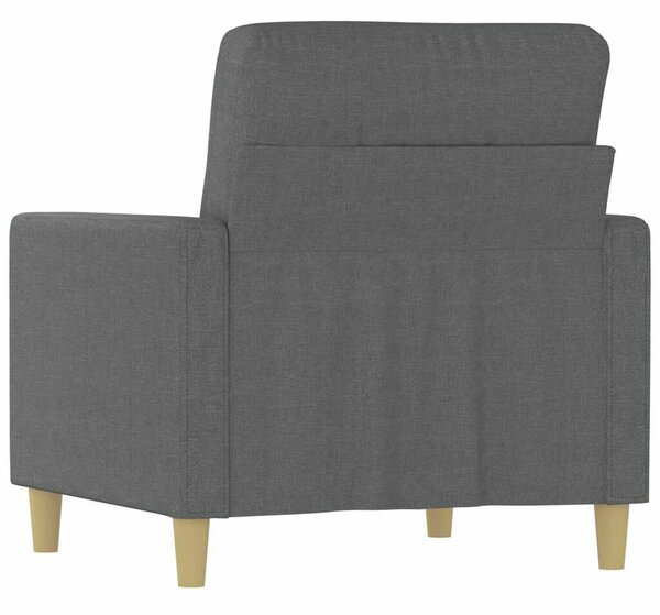 Modern Fotel - Sötétszürke Szövet - 60 cm