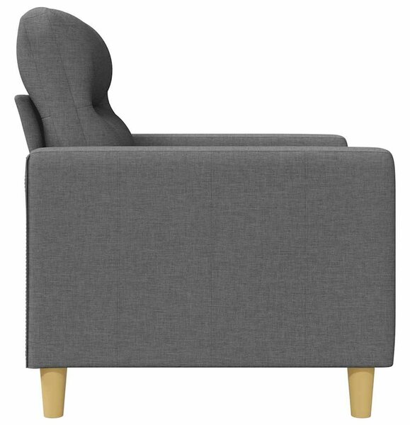 Modern Fotel - Sötétszürke Szövet - 60 cm