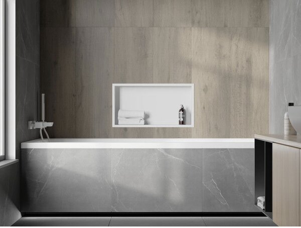 Mexen X-Wall-R fali polc peremmel 60 x 30 cm, fehér - 1920603010