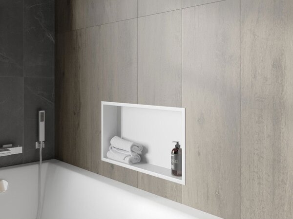 Mexen X-Wall-R fali polc peremmel 60 x 30 cm, fehér - 1920603010