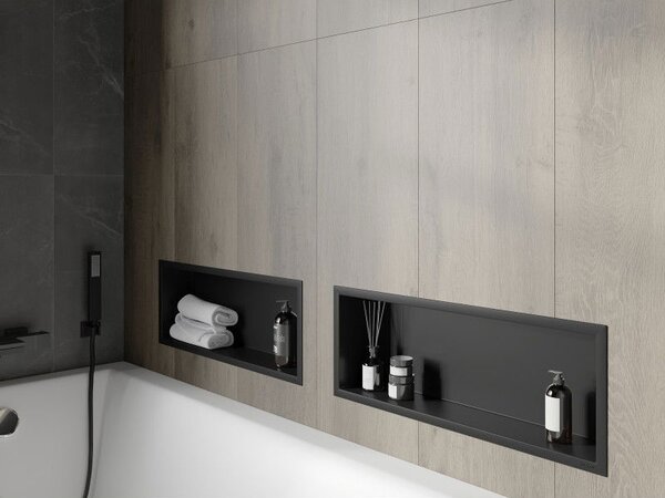 Mexen X-Wall-R falcolt polc peremmel 60 x 20 cm, fekete - 1970602010