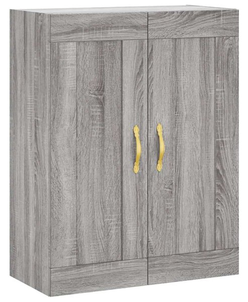 Szürke sonoma szerelt fa magasszekrény 69,5 x 34 x 180 cm