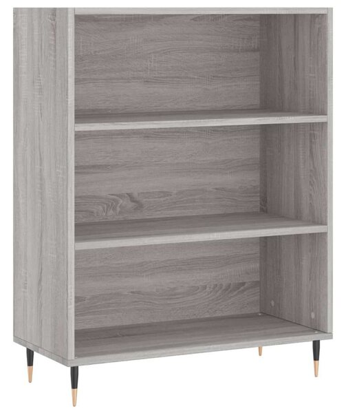 Szürke sonoma szerelt fa magasszekrény 69,5 x 34 x 180 cm