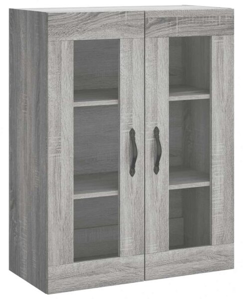 Szürke sonoma szerelt fa magasszekrény 69,5 x 34 x 180 cm