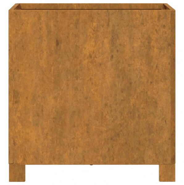 VidaXL 2 db rozsda színű corten acél növénytartó lábbal 42x40x43 cm