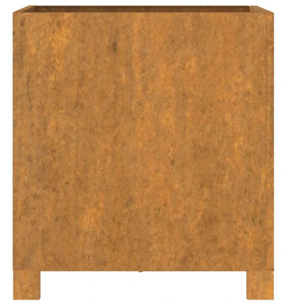 VidaXL 2 db rozsda színű corten acél növénytartó lábbal 42x40x43 cm