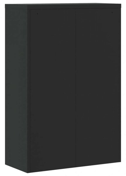 Acél Irattartó Szekrény - 90x40x180 cm - Zárható - 3 Polcos