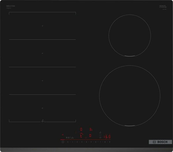 Bosch PIX631HC1E Serie 6 7.4 kW, 4 zóna Fekete beépíthető indukciós főzőlap