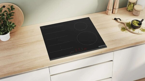 Bosch PIX631HC1E Serie 6 7.4 kW, 4 zóna Fekete beépíthető indukciós főzőlap