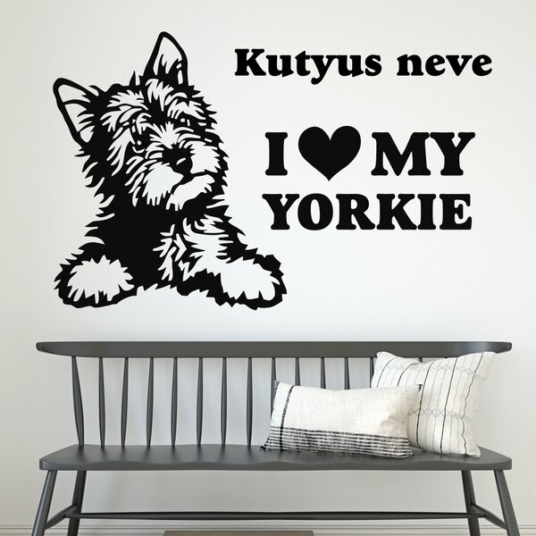 Yorkie falmatrica - saját névvel 16