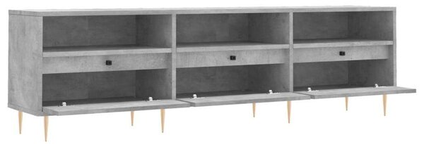VidaXL TV-szekrény - Betonszürke - 150cm