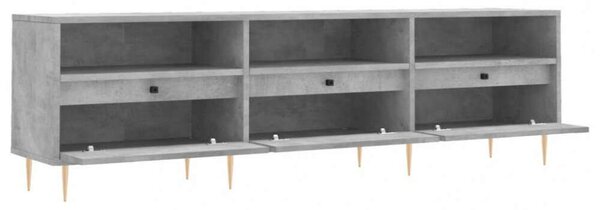 VidaXL TV-szekrény - Betonszürke - 150cm