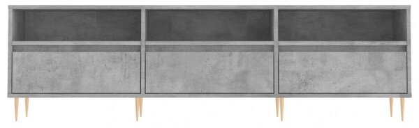 VidaXL TV-szekrény - Betonszürke - 150cm