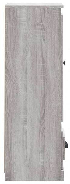 VidaXL szürke sonoma szerelt fa magasszekrény 36x35,5x103,5 cm