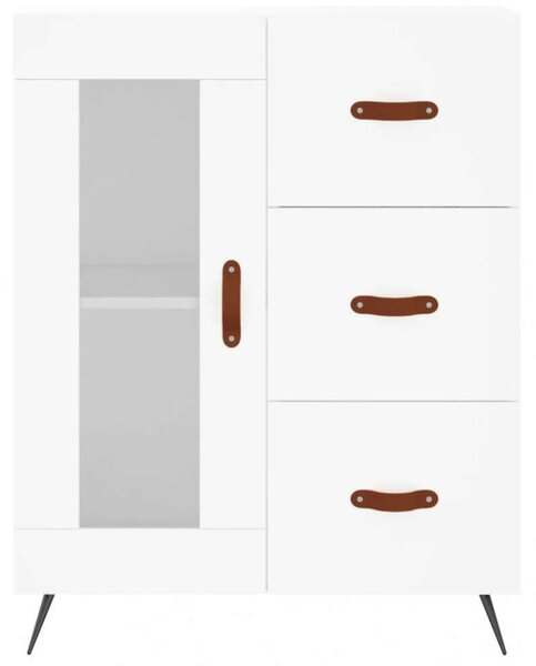 VidaXL fehér szerelt fa magasszekrény 69,5 x 34 x 180 cm