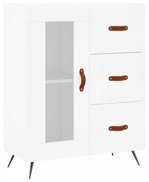 VidaXL fehér szerelt fa magasszekrény 69,5 x 34 x 180 cm