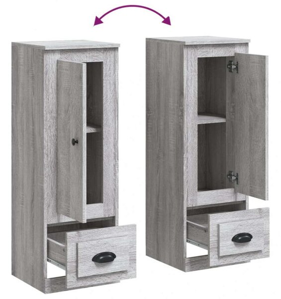 VidaXL szürke sonoma szerelt fa magasszekrény 36x35,5x103,5 cm