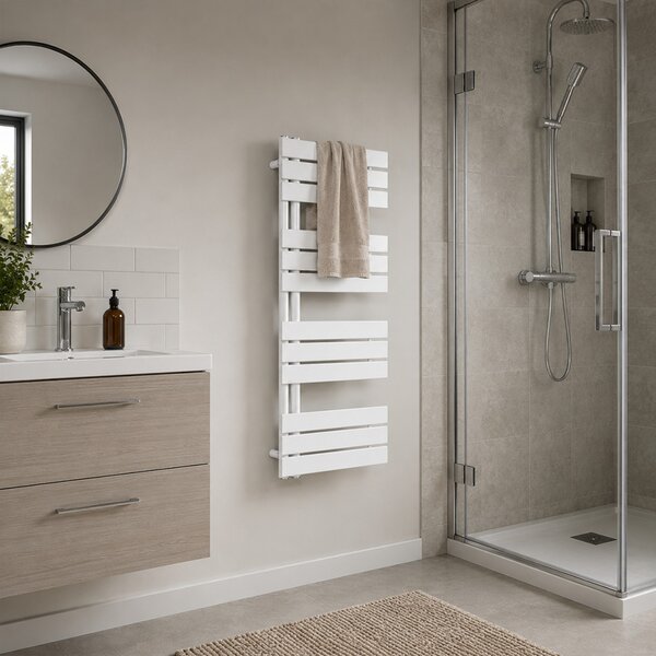 Solaro Design törölközőszárító radiátor 1200x500 mm fehér