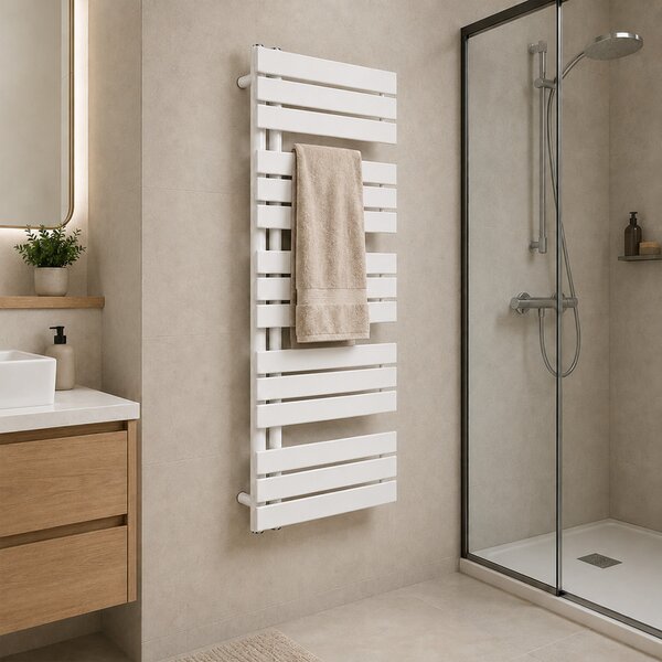 Solaro Design törölközőszárító radiátor 1400x500 mm fehér