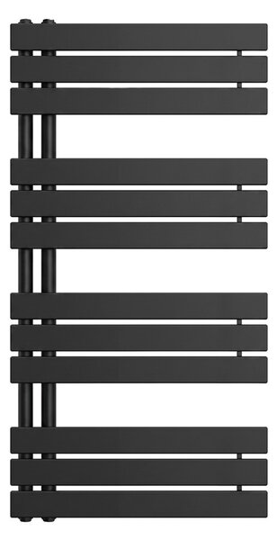 Solaro Design törölközőszárító radiátor 1200x600 mm fekete