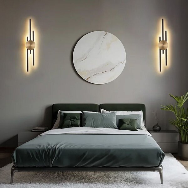 Fali lámpa LED APP1437-W BLACK GOLD