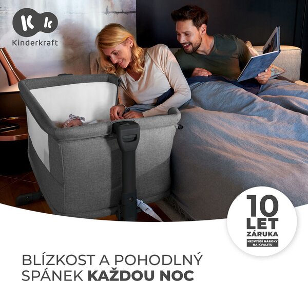 Kinderkraft babaöböl Neste Grow 2in1 bézs-melange
