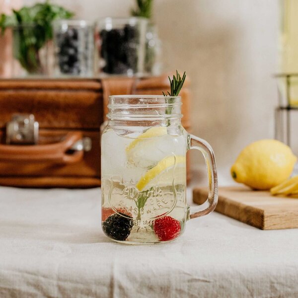 REFRESH pohár tetővel, 450ml