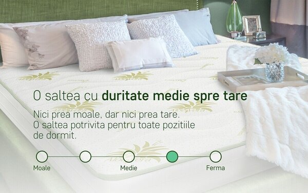 Aloe Vera Essential szuper ortopéd matrac 140x190 cm