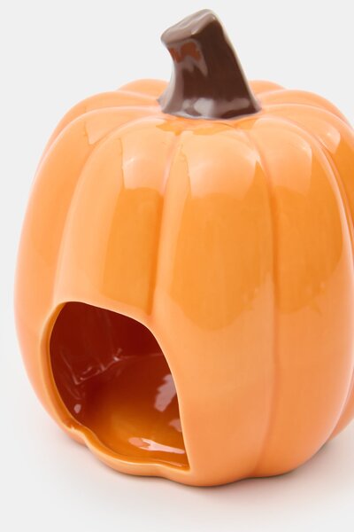 Sinsay - Halloween kerámia mécsestartó lámpás tök alakban - narancs